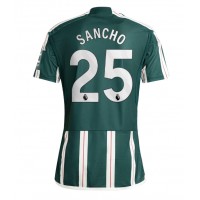 Fotbalové Dres Manchester United Jadon Sancho #25 Venkovní 2023-24 Krátký Rukáv